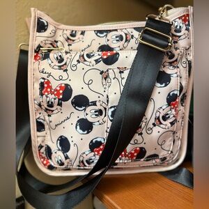 Boutique Minnie & Mickey Mouse Patterned Crossbody Bag (Brand new without tags)